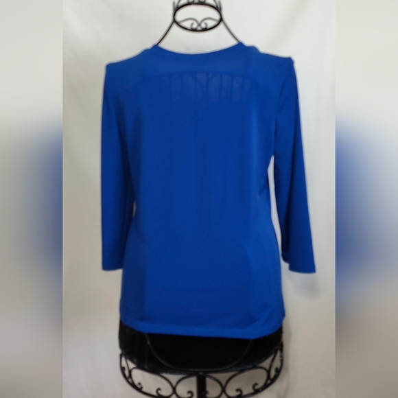 MetroStyle - Women's Blouse - Blue - Size Medium - Picture 2 of 8